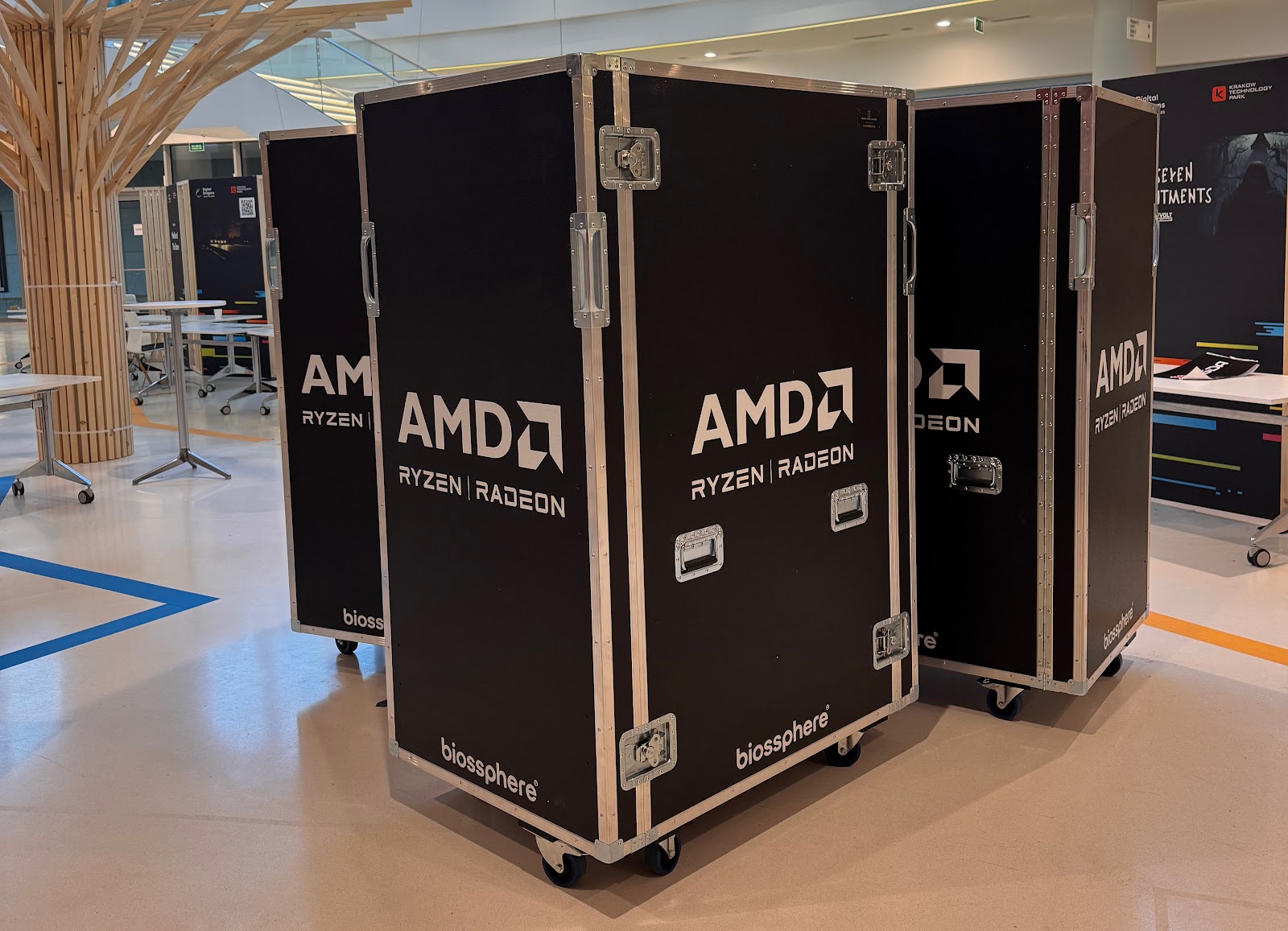 AMD fleet on-site at Digital Dragons - delivered, deployed, event-ready